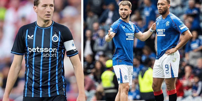 Chiến thuật tác chiến giữa Club Brugge vs Rangers FC